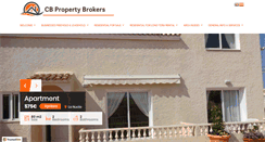 Desktop Screenshot of cbpropertybrokers.com